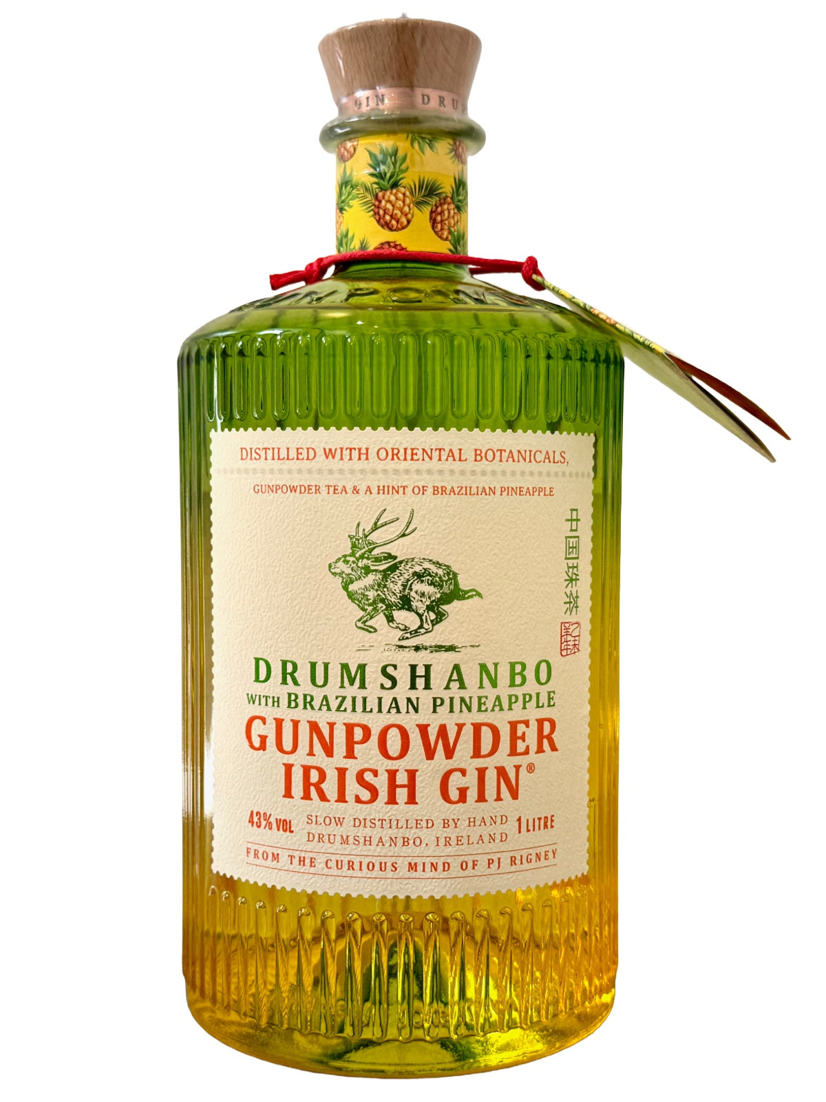 Drumshanbo Gunpowder Irish Gin with Brazilian Pineapple 1,0l 43% Vol.