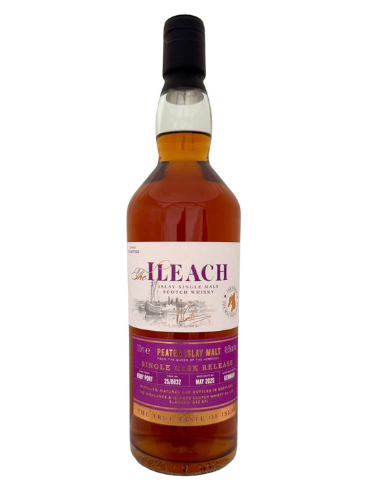 The Ileach Ruby Port Finish Single Cask Islay Single Malt Whisky Germany Exclusive 48,5% Vol. 0,7l