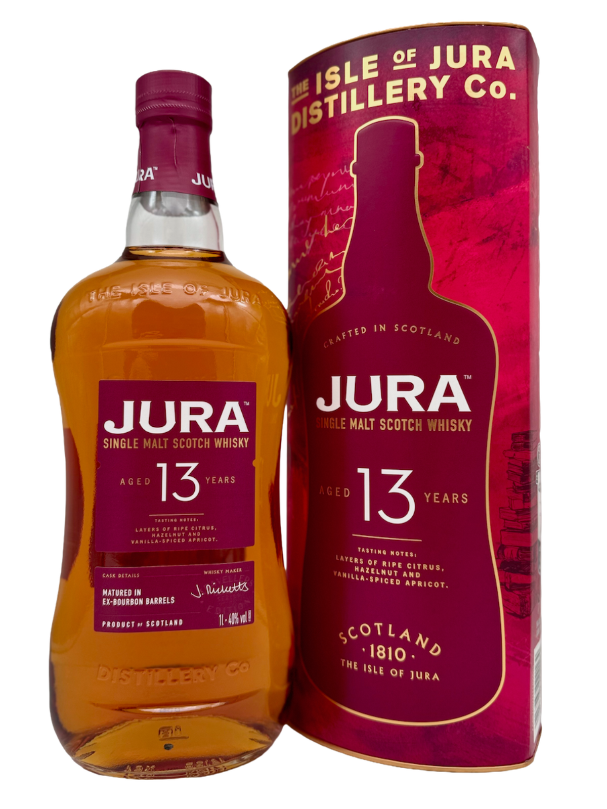 Jura 13 Jahre Ex-Bourbon Barrels Single Malt Whisky 40% Vol. 1l