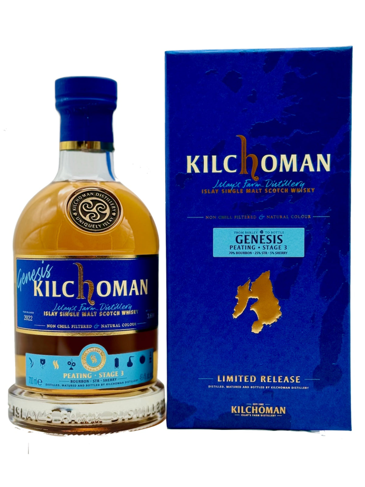 Kilchoman Genesis Stage 3 Peating Islay Single Malt 49,4% Vol. 0,7l