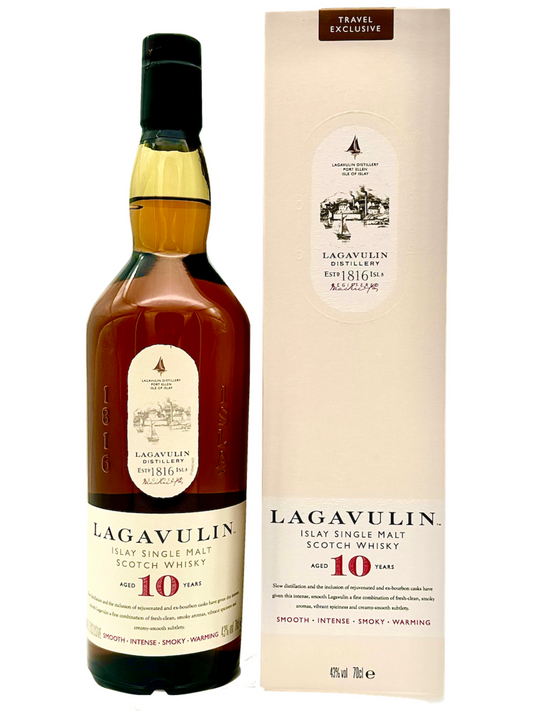 Lagavulin 10 Jahre Travel Exclusive Islay Single Malt 43% Vol. 0,7l