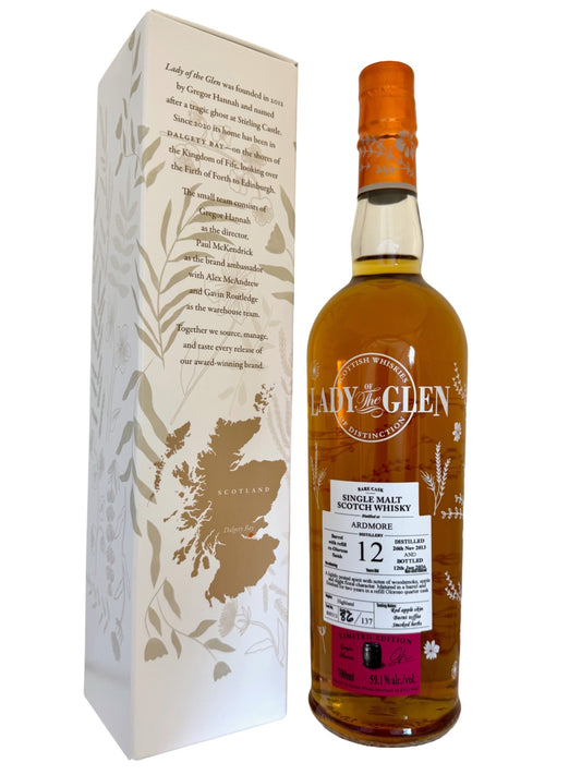 Lady of the Glen Ardmore 12 Jahre Highland Single Malt Scotch Whisky Refill Oloroso Quarter Cask Finish 59,1% Vol. 0,7l
