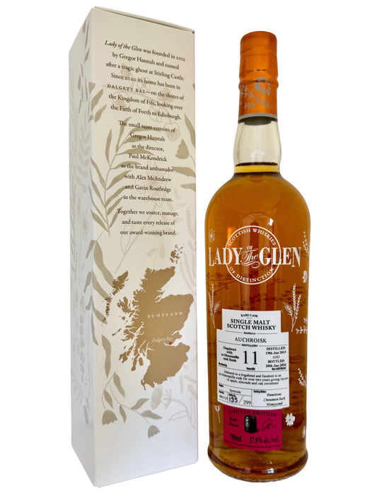 Lady of the Glen Auchroisk 11 Jahre Speyside Single Malt Scotch Whisky Manzanilla Finish 57,9% Vol. 0,7l