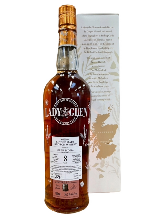 Lady of the Glen Glen Scotia 8 Jahre Tawny Port Finish 56,5% Vol. 0,7l