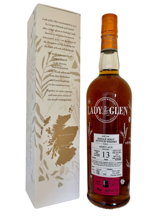 Lady of the Glen Mortlach 13 Jahre Speyside Single Malt Scotch Whisky 1st Fill Oloroso Finish 56,5% Vol. 0,7l