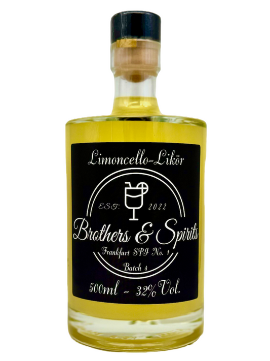 Brothers & Spirits Frankfurt SPI No. 1 Limoncello Likör Batch #4 32% Vol. 0,5l