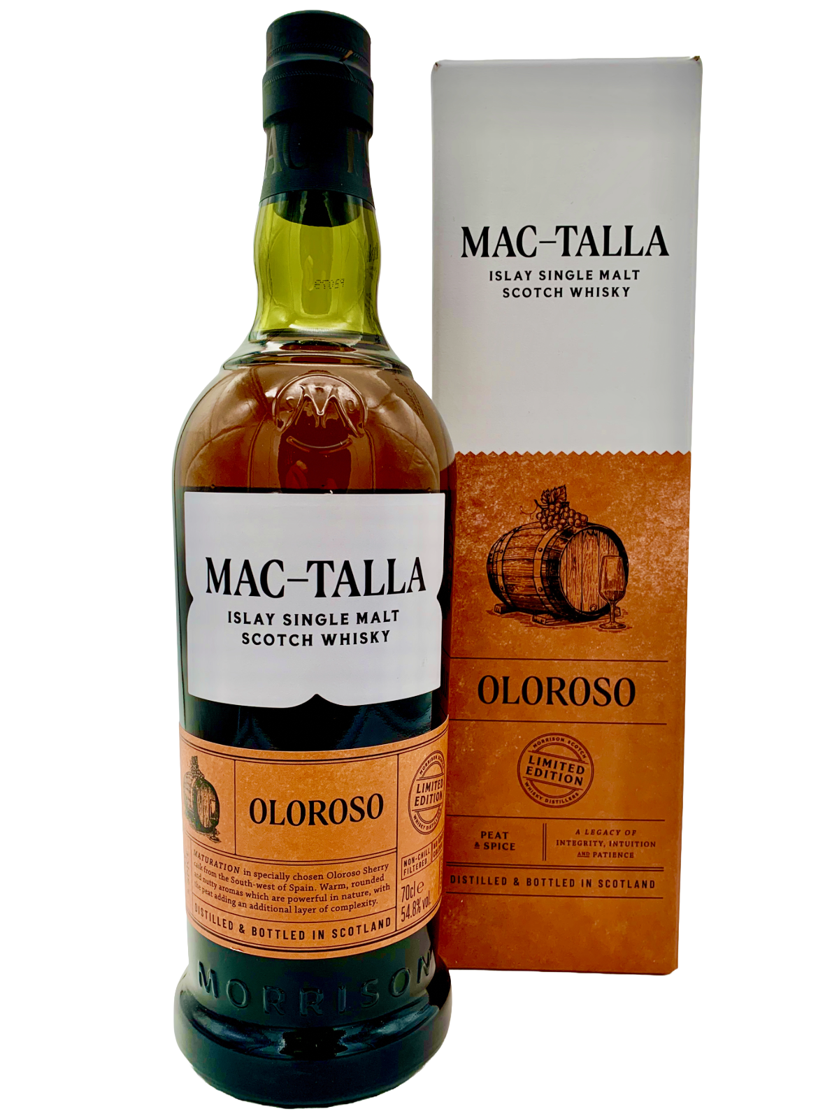 Mac-Talla 7 Jahre Oloroso Sherry Cask Islay Single Malt Limited Edition 54,8% Vol. 0,7l