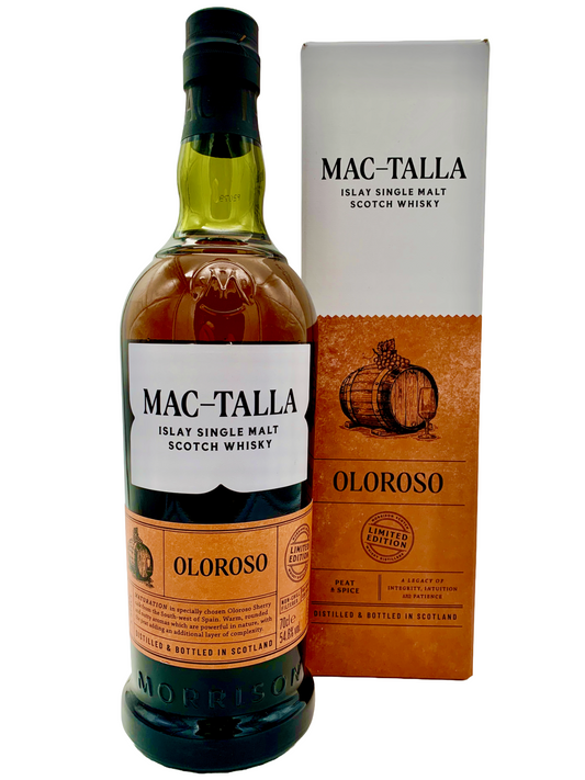 Mac-Talla 7 Jahre Oloroso Sherry Cask Islay Single Malt Limited Edition 54,8% Vol. 0,7l