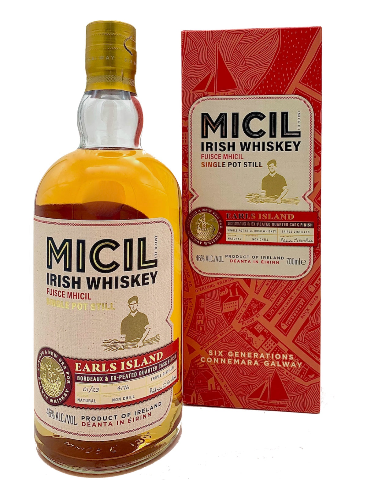 Micil Earls Island Single Pot Still Irish Whiskey 46% Vol. 0,7l