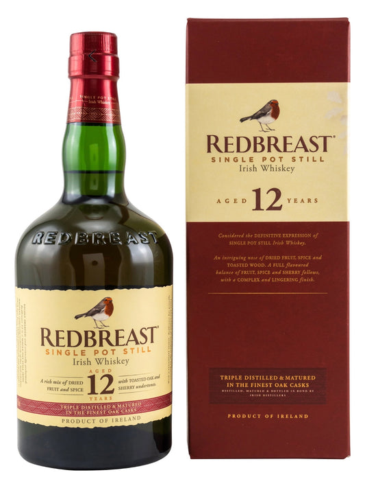 Redbreast 12 Years Single Pot Still Irish Whiskey 40% Vol. 0,7l