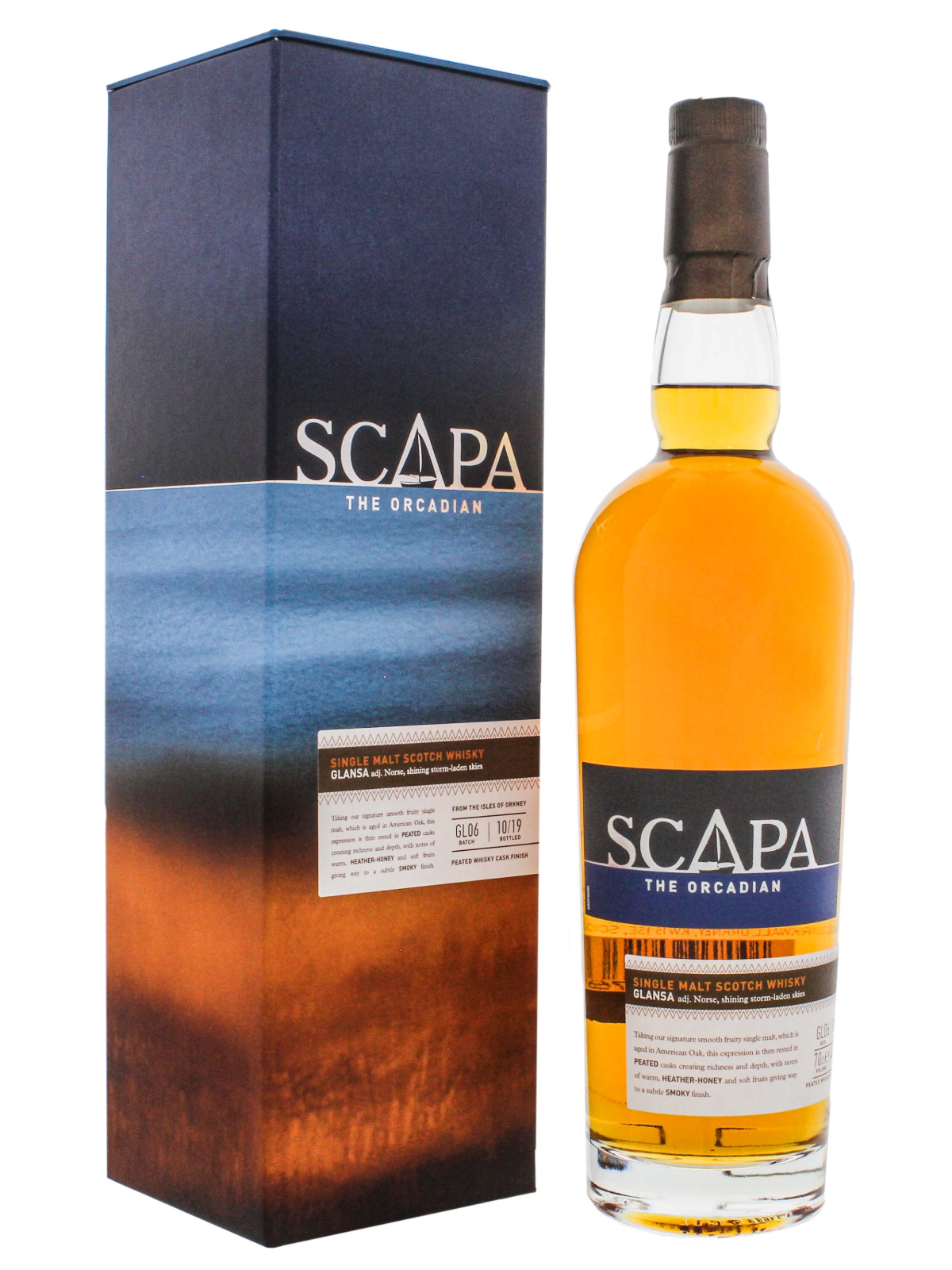 Scapa The Orcadian Glansa Batch GL05 Peated Cask Finish 40% Vol. 0,7l