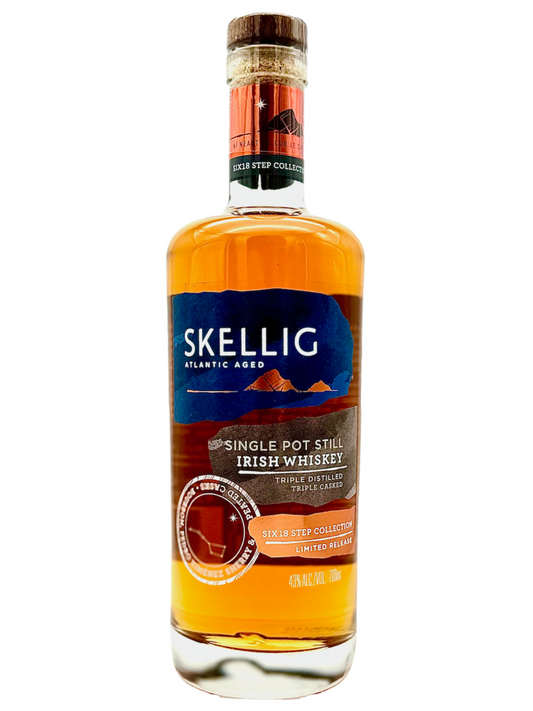 Skellig Six18 Step Collection Single Pot Still Irish Whiskey 43% Vol. 0,7l
