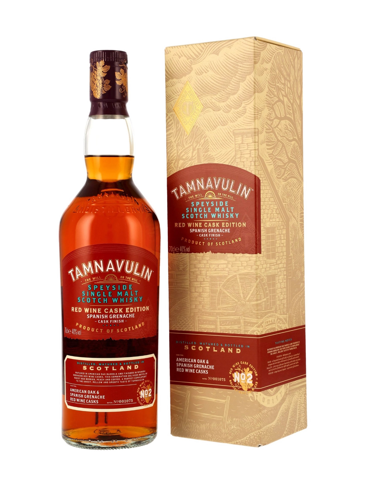 Tamnavulin Spanish Grenache Red Wine Cask Edition40% Vol. 0,7l