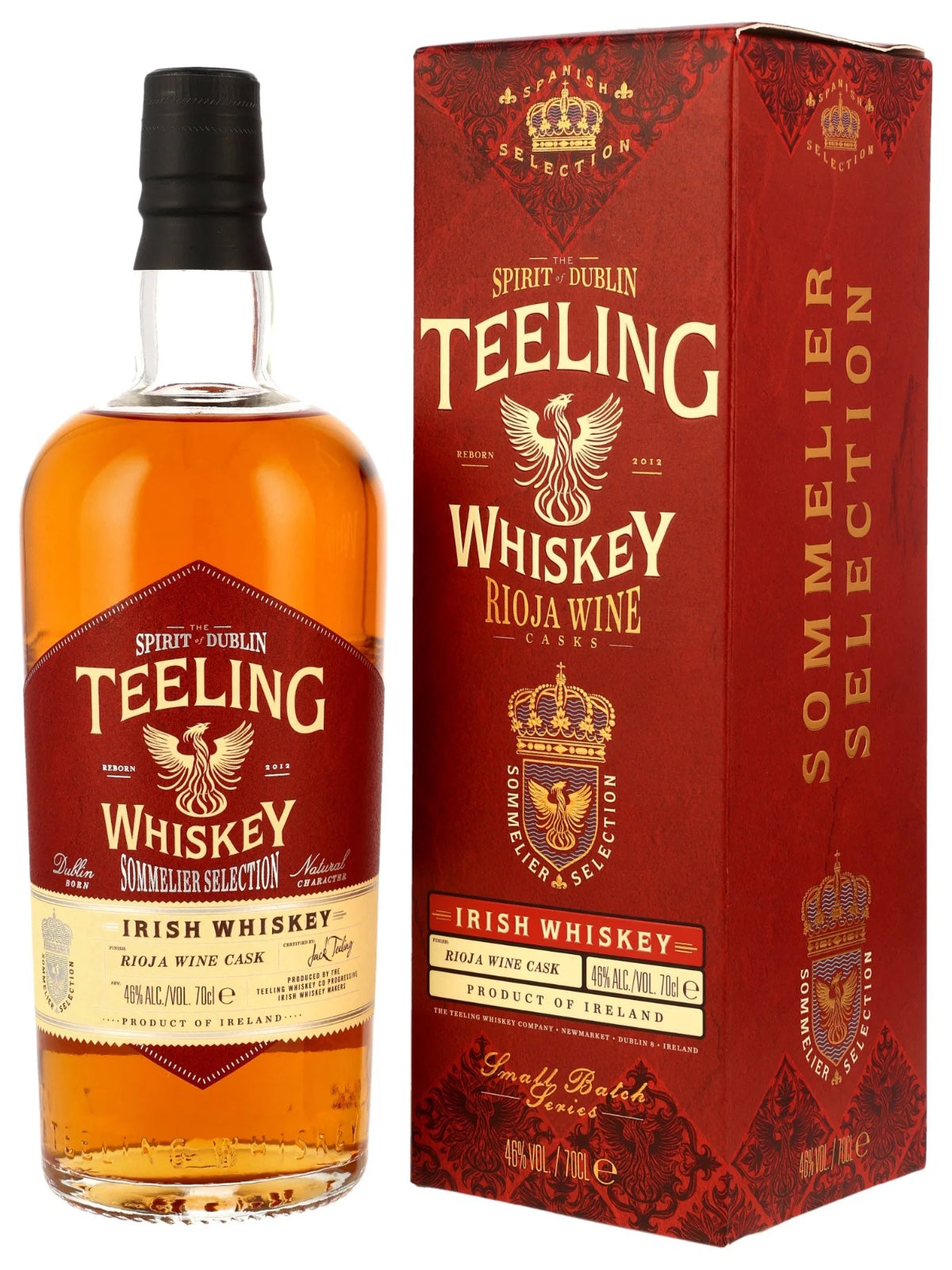 Teeling Sommelier Selection Rioja Wine Cask Finish 46% Vol. 0,7l