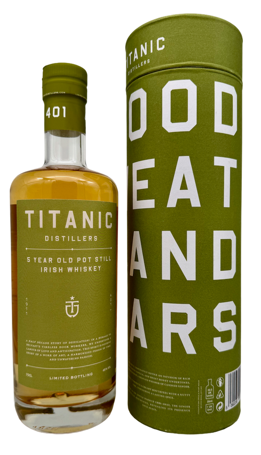 Titanic Distillers 5 Jahre Pot Still Irish Whiskey 46% Vol. 0,7l