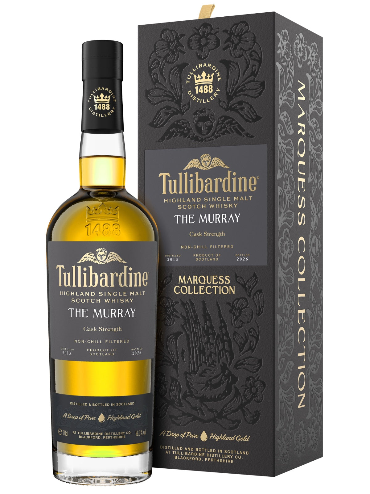 Tullibardine The Murray Cask Strength 2013/2026 Marquess Collection Highland Single Malt Scotch Whisky 56,1% Vol. 0,7l