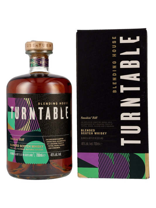 Turntable Blending House Smokin' Riff Blended Scotch Whisky 46% Vol. 0,7l