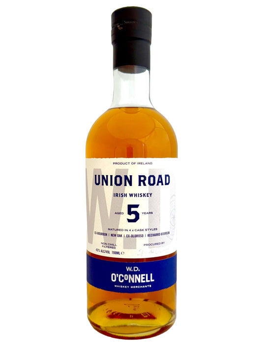 W.D. O’Connell Union Road 5 Jahre Irish Whiskey Matured in 4 Cask Styles 43% Vol. 0,7l