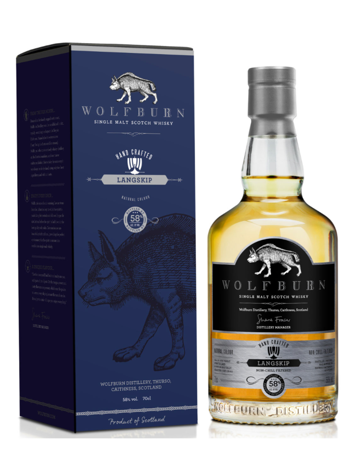 Wolfburn Langskip Highland Single Malt Whisky 58% Vol. 0,7l