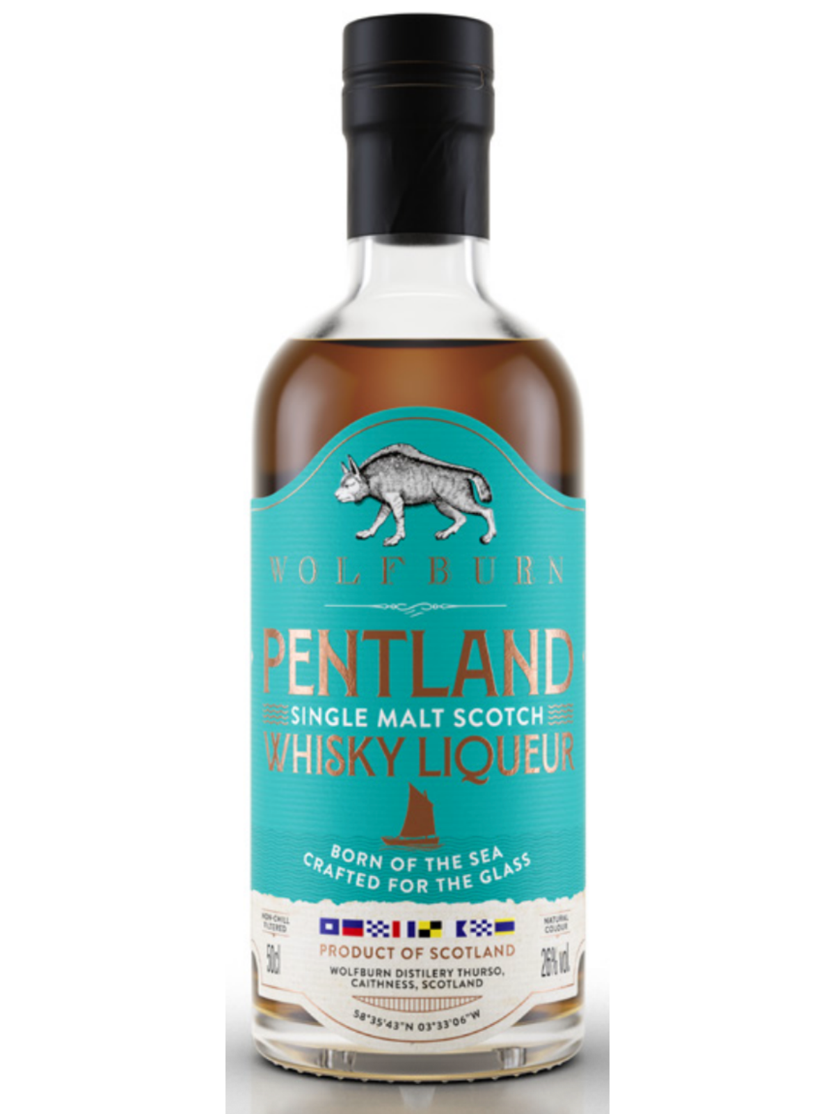 Wolfburn Pentland Single Malt Scotch Whisky Liqueur 26% Vol. 0,5l