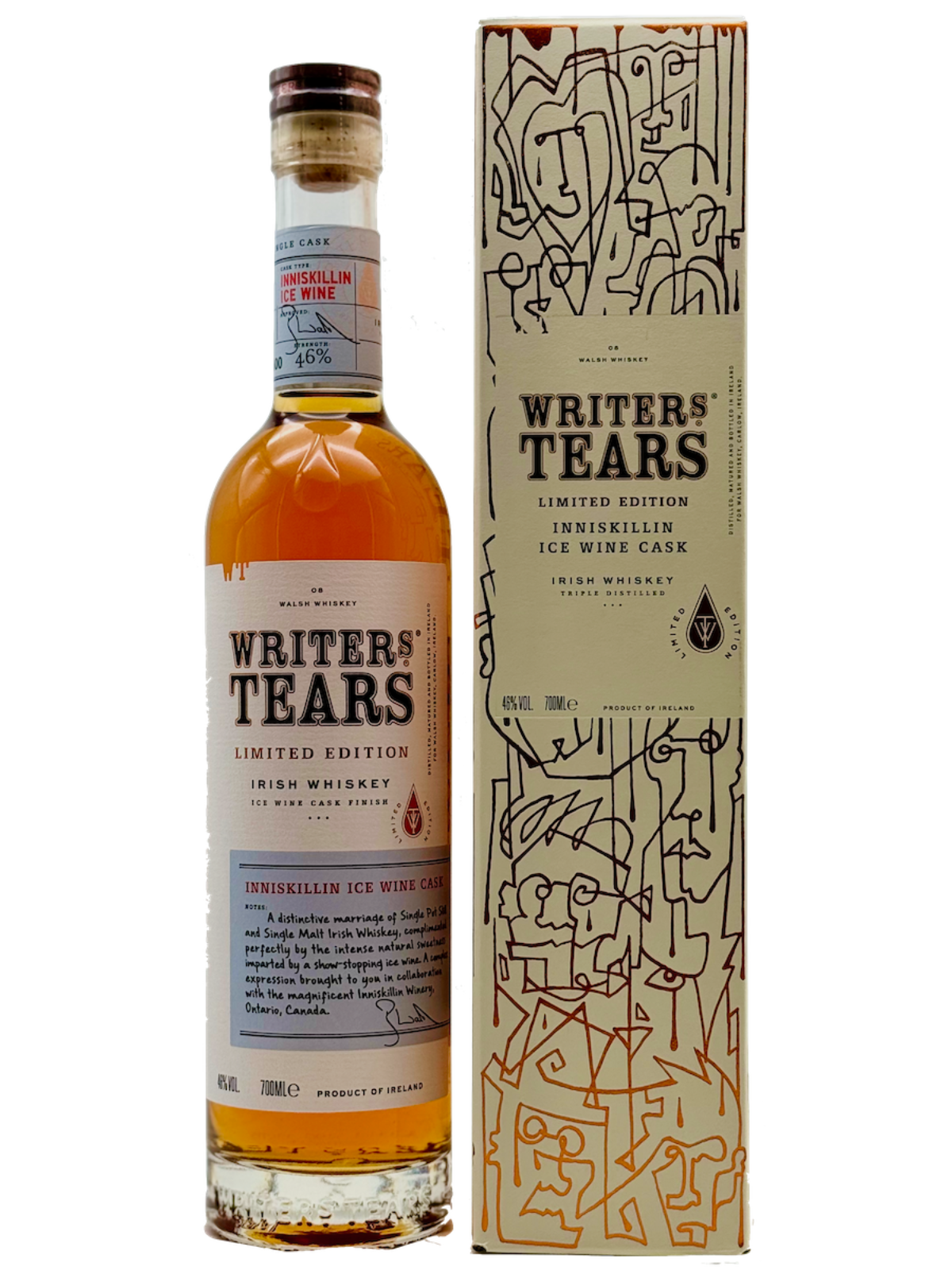 Writers' Tears Limited Edition Inniskillin Ice Wine Cask Finish Irish Whiskey 46% Vol. 0,7l